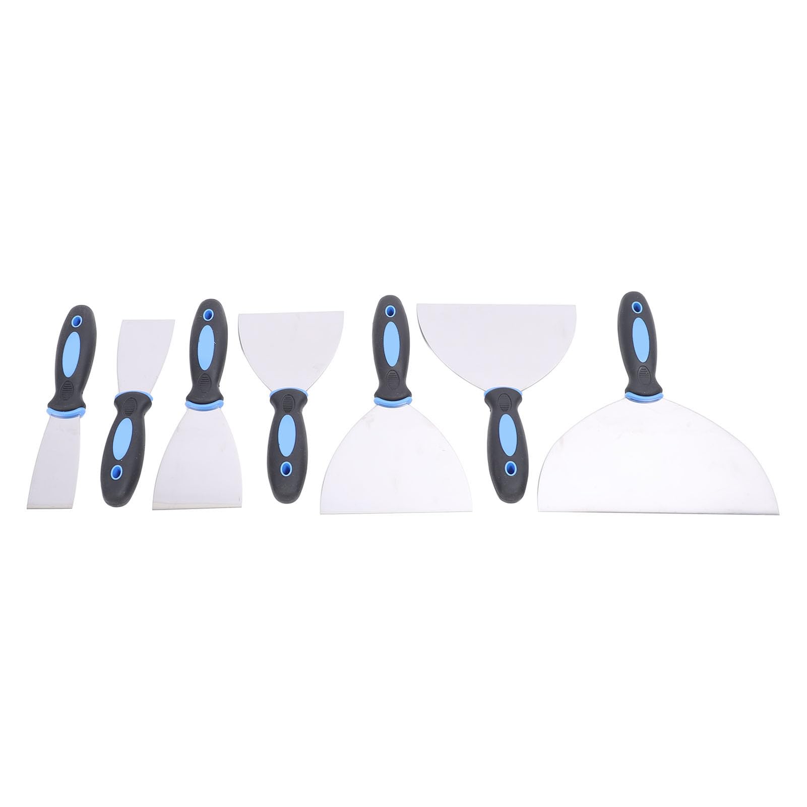 Eujgoov Set di Raschietti per Mastice in Acciaio Inossidabile da 6 Pezzi, Materiale in Acciaio Resistente, Multiuso per la Rimozione di Intonaco e Carta da Parati, Ideale per gli Appassionati del