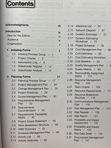 Wiley 48900513 A Project Manager'S Book Of Forms: A Companion To The Pmbok Guide thumb #2