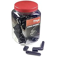 Ideal for classroom use Jar of 40 string winders Makes string changing easy and quick Also useful for bridge pin removal Colour black