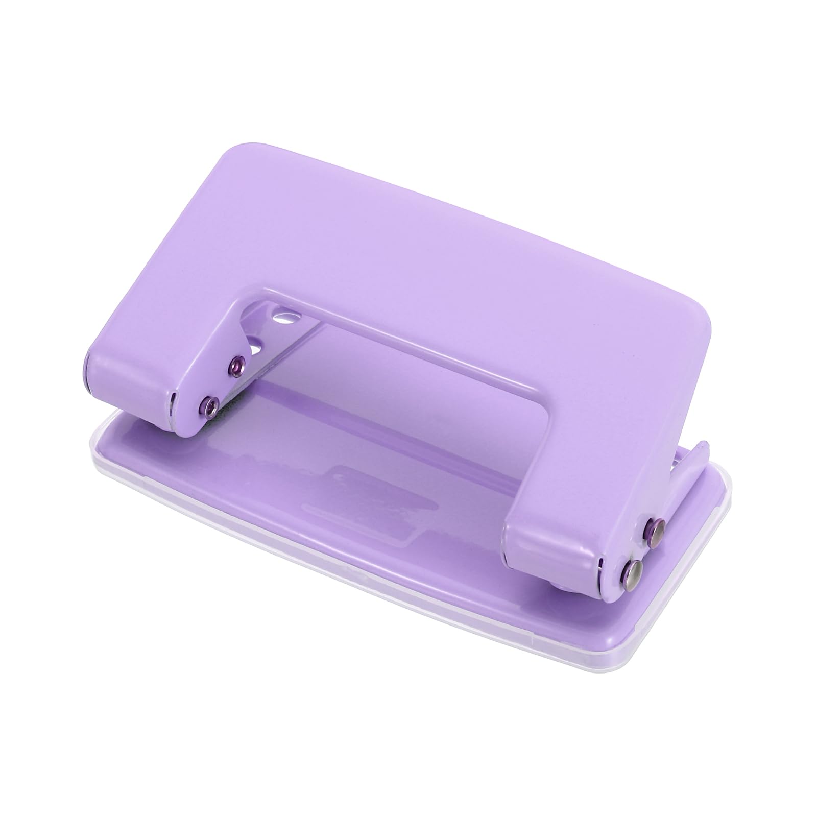 YOKIVE 2 Hole Punch Hole Paper Puncher, Purple