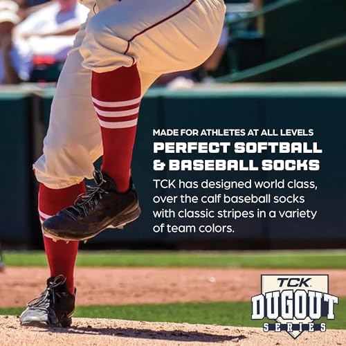 TCK Elite Performance Baseball Socks Dugout Softball Mens Womens3