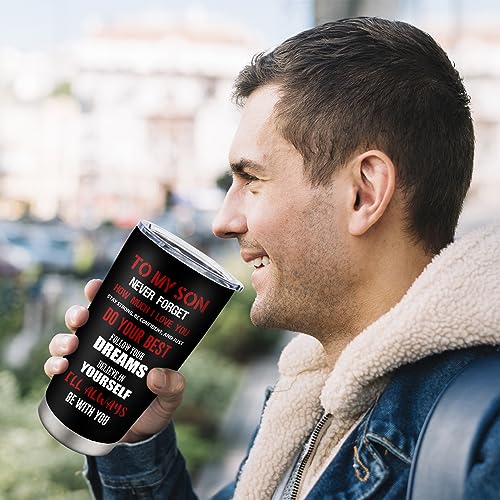 ZANIION-Gifts-for-Son-Tumbler-1PC-Son-Gifts-Son-Gift-from-MomDad-To-My-Son-Mug-Adult-Son-Gift-Ideas-Birthday-Gifts-for-Son-Son-Christmas-Graduation-Gifts-Best-Son-Ever-Gifts-Coffee-Cup-20oz
