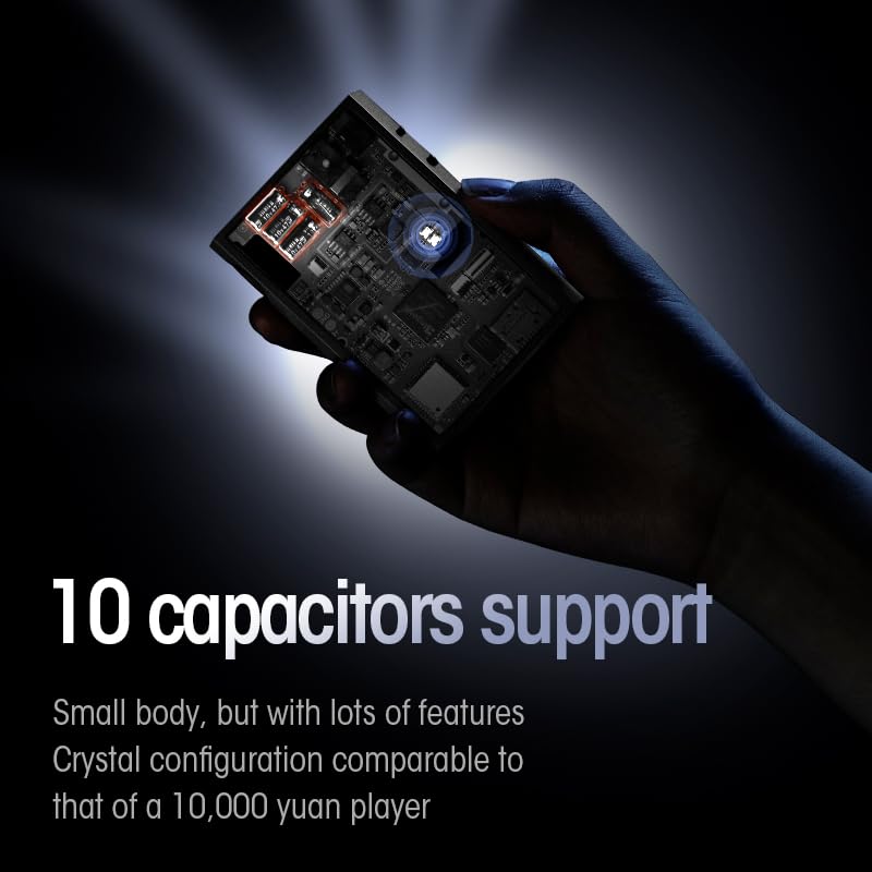 Image of SHANLING M1 Plus Protable Music Player M1Plus Fi-Fi MP3 Player High-Definition Lossless ES9069Q DAC Dual SGM8262 Amplifier PCM768 DSD512 Bluetooth 5.2 LDAC WiFi DLNA Grey
