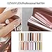 GZMAYUEN Nail Foils Transfer Nail Art, 15ML Foil Transfer Gel for Nails, Holographic Nail Art Transfer Stickers DIY Decoration