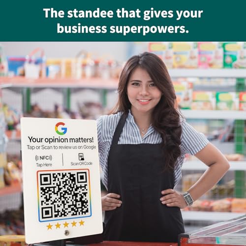 tinydabba 2mm Acrylic NFC and QR Review Standee 4x6 inch by tinydabba - 8