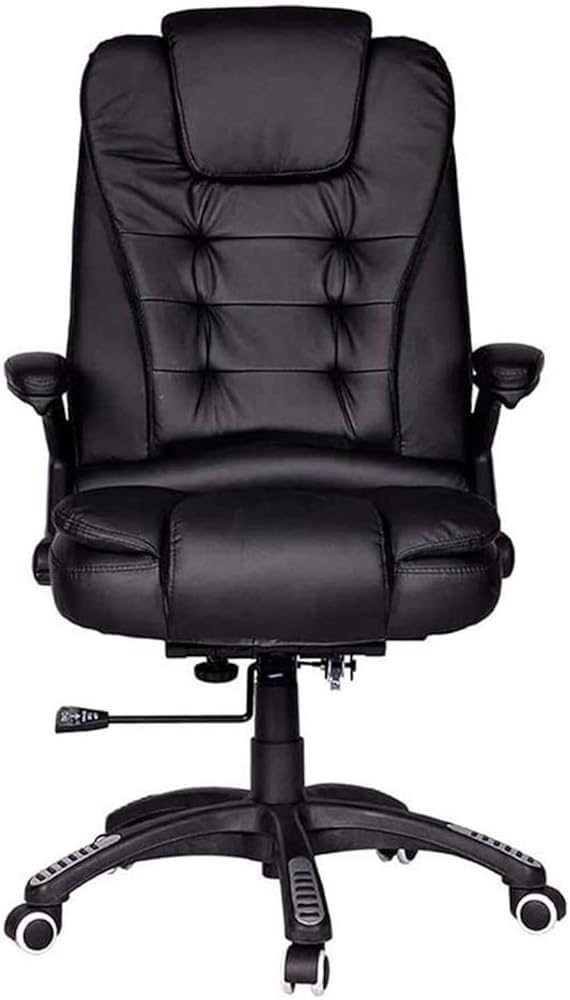 Sedia da Ufficio Direzionale per Persone Robuste E Alte, con Schienale Alto in Pelle, Design Gaming, Altezza Regolabile E Spessa Imbottitura, Ideale per Postazioni D