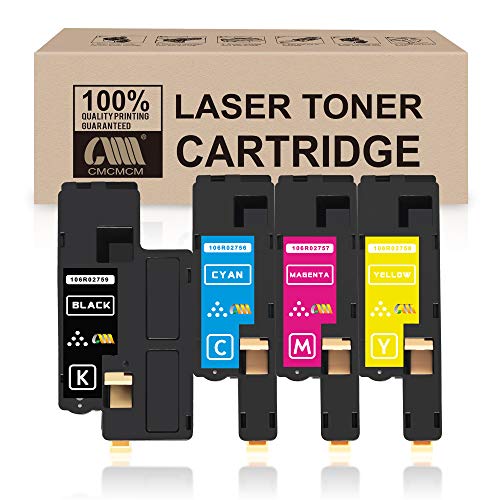Cartucho de tóner compatible con CMCMCM para Xerox Phaser 6020 BI Phaser 6020 Phaser 6027 WC Phaser 6022 6025 WC 6027 106R02759 106R02758 106R02756 106R02757 Negro Cian Magenta Amarillo