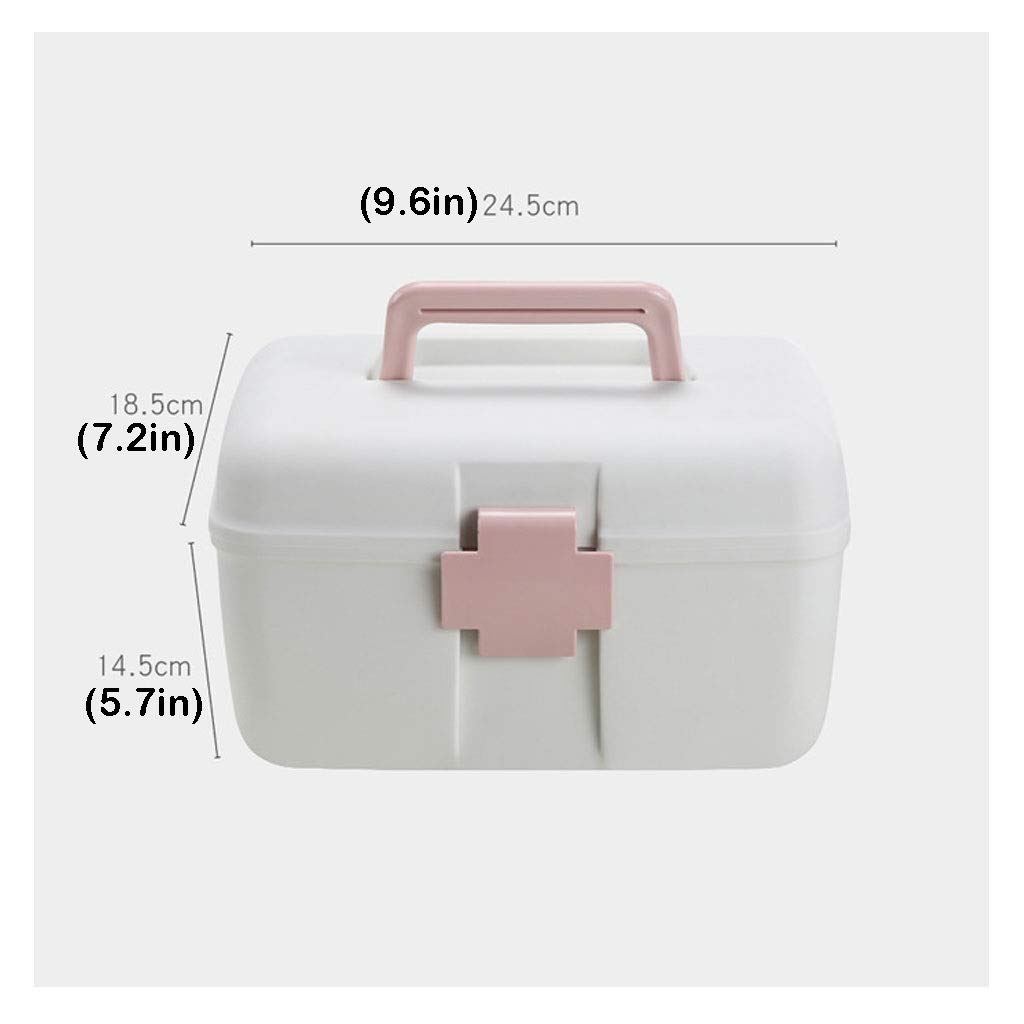 botiquín de primeros auxilios， Botiquín de primeros auxilios Caja de medicamentos portátil, Caja de almacenamiento de medicamentos, utilizada for almacenar accesorios de medicamentos, Almacenamiento m
