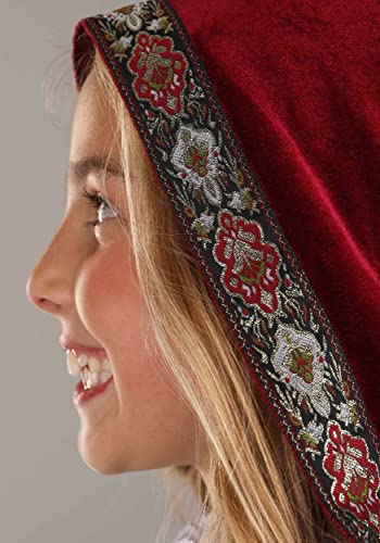 Disfraz Deluxe Caperucita Roja para Niñas miniatura 3
