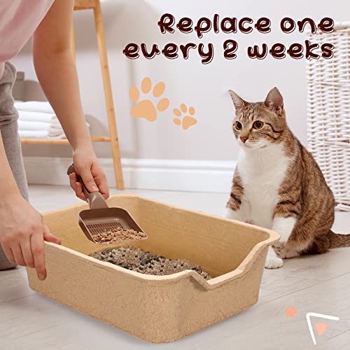 Caja de arena desechable grande para gatos Harloon 10 pzas miniatura 4