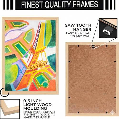 Image of BLINKART Abstract Art Aesthetic Modern Art Walls With Frame | Natural Wood Texture | Living Room Bedroom Office Wall Decoration | Poster Home Decor Frames Wall Bedroom | 12x8 Inches (D351)