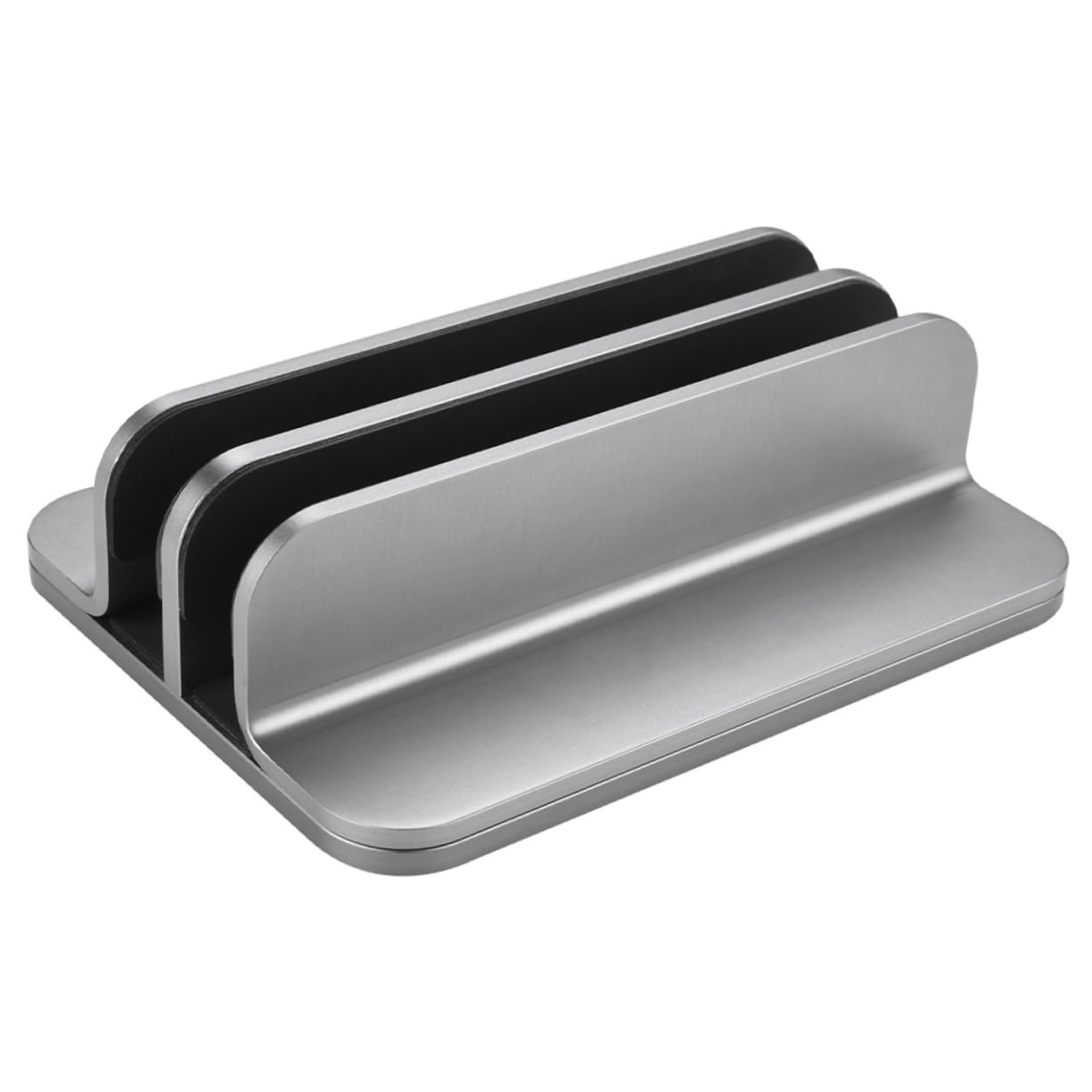 HOMSFOU Supporto Verticale Per Laptop Supporto Per Tablet Dock Verticale in Lega Di Alluminio Pratico Stabile Salva Spazio Design Elegante