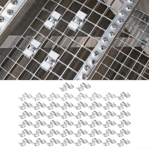 Clips de selle avec matériel de fixation galvanisé pour barre standard rigide