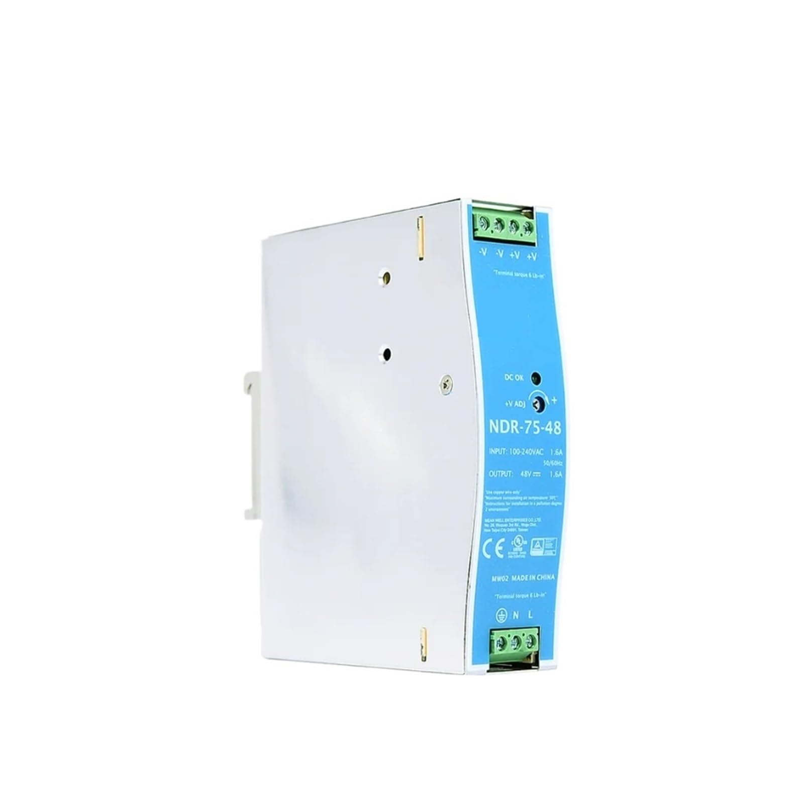 IPNDKBFL NDR-75-24 76.8W 24V 3.2A NDR-75 Series 75W Single Output Industrial Switching Power Supply