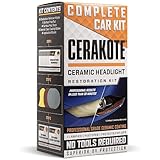 CERAKOTE Ceramic Headlight Restoration Kit – Guaranteed To Last As Long As You Own Your Vehicle – Brings Headlights back to Like New Condition - 3 Easy Steps - No Power Tools Required
