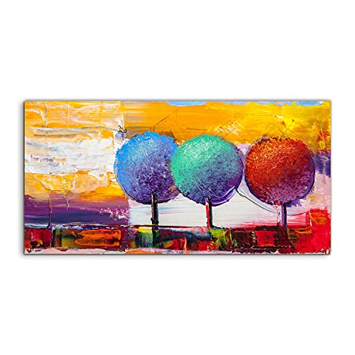 Image sur verre 120x60cm paysage d'automne Coloray pour salon
