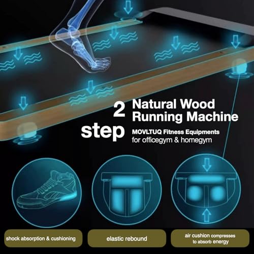 Image of Compact Electric Treadmill for Home, Space-Saving Folding Design, Portable 380 lbs Weight Capacity
