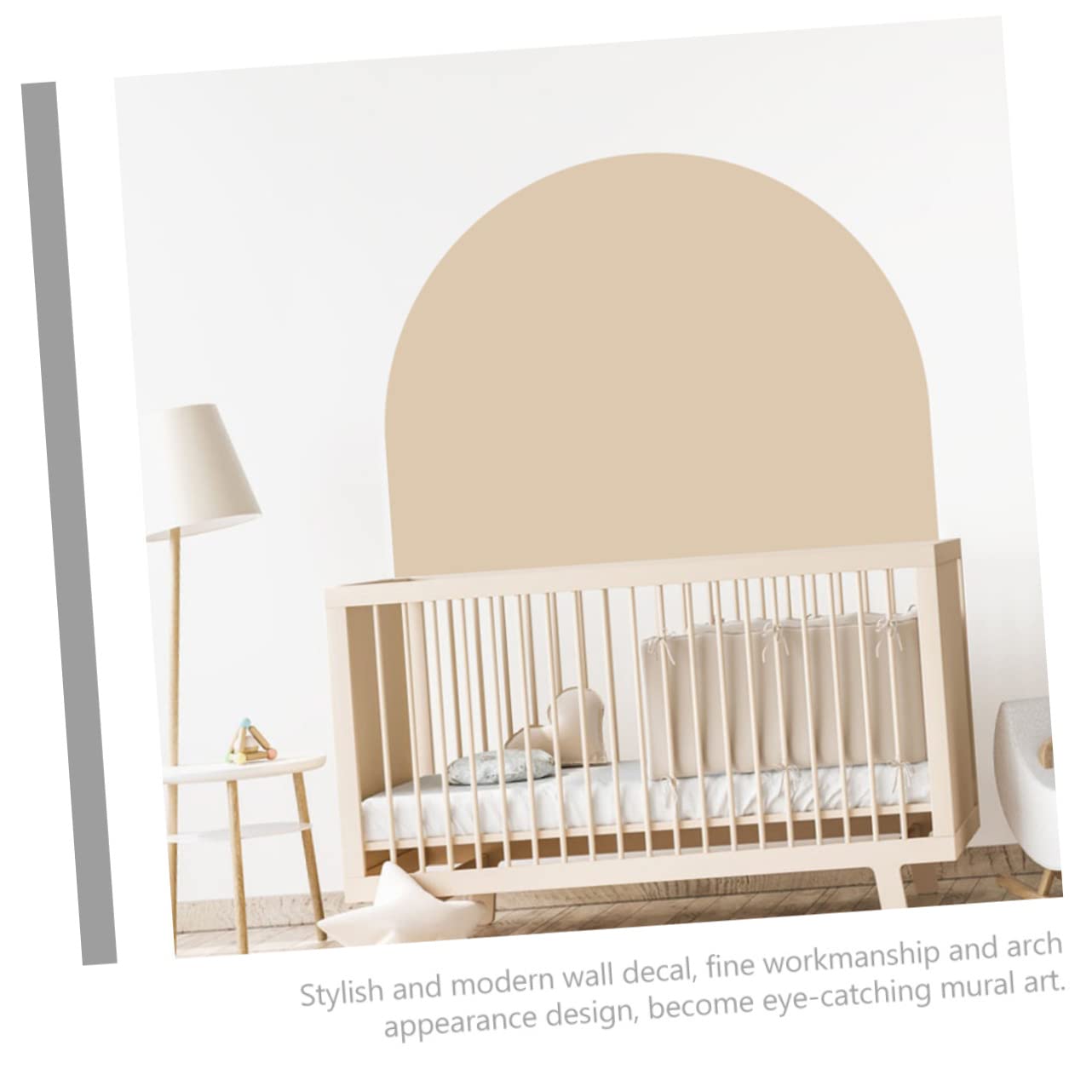 Adesivi Decorativi da Parete Forte Adesivo Geometrici in Pvc Beige Resistenti a Screpolature e Sbiadimenti, per Ufficio e Decorazione