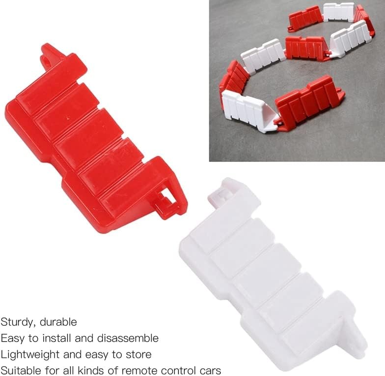 50PCS Road Barrier DIY RC Car Racing Track Design Runway Drifting Race Track Field Fence| | -