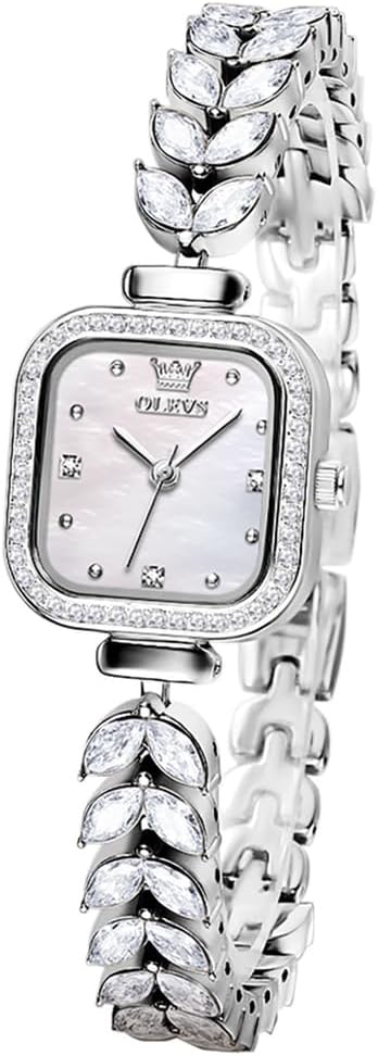 OLEVS Watch for Men Gold Black with Large Face Easy-Read Analog Quartz Date Luxury Stainless Steel Band