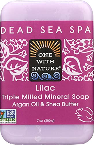 One With Nature Soap Bar Lilac