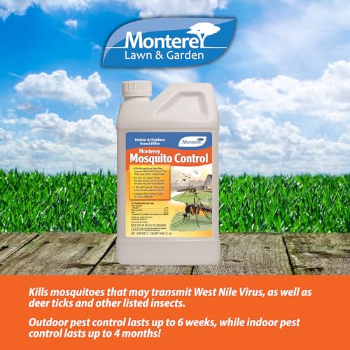 Image of Monterey Mosquito Control - Indoor and Outdoor Insect Killer - Apply with Sprayer - 31 oz