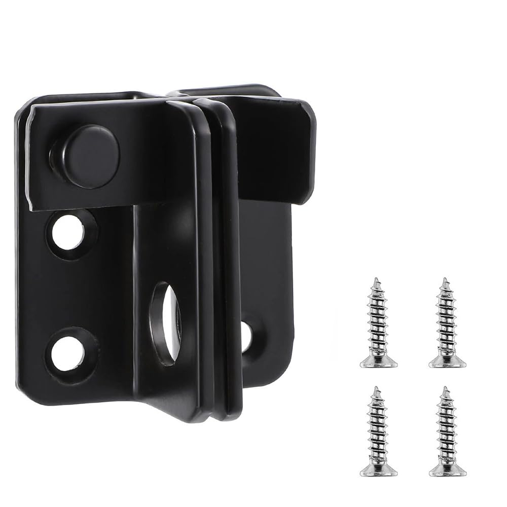 Crozgan Black Flip Latch Slide Bolt Latch Shed