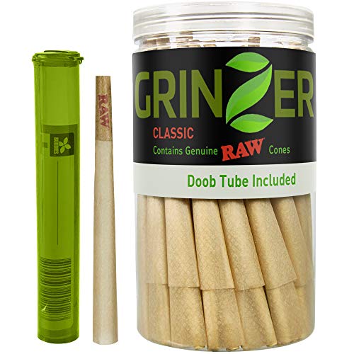 RAW Cones Natural Pre Rolled Classic - 100 Pack - King Size Cigarette