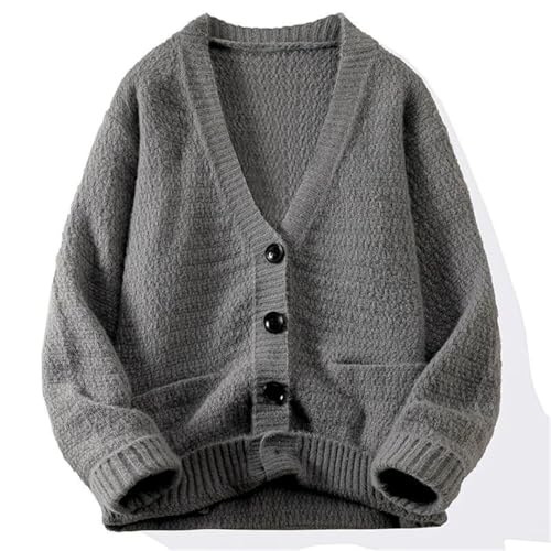 Men's Autumn Winter Cardigan V-Neck Sweater4