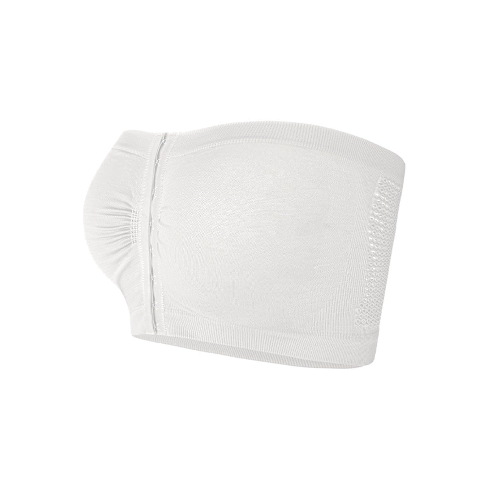 Biustonosz bez ramiączek dla kobiet Bezszwowe usztywniane paski Push Up bez fiszbin UK Wsparcie Podnieś biustonosze Topy bandeau Duży pasek na piersi Wygodny, całkowicie zakrywający bezprzewodowy
