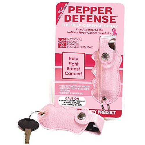 Leatherette Pepper Spray Holster with Belt Clip - 4oz