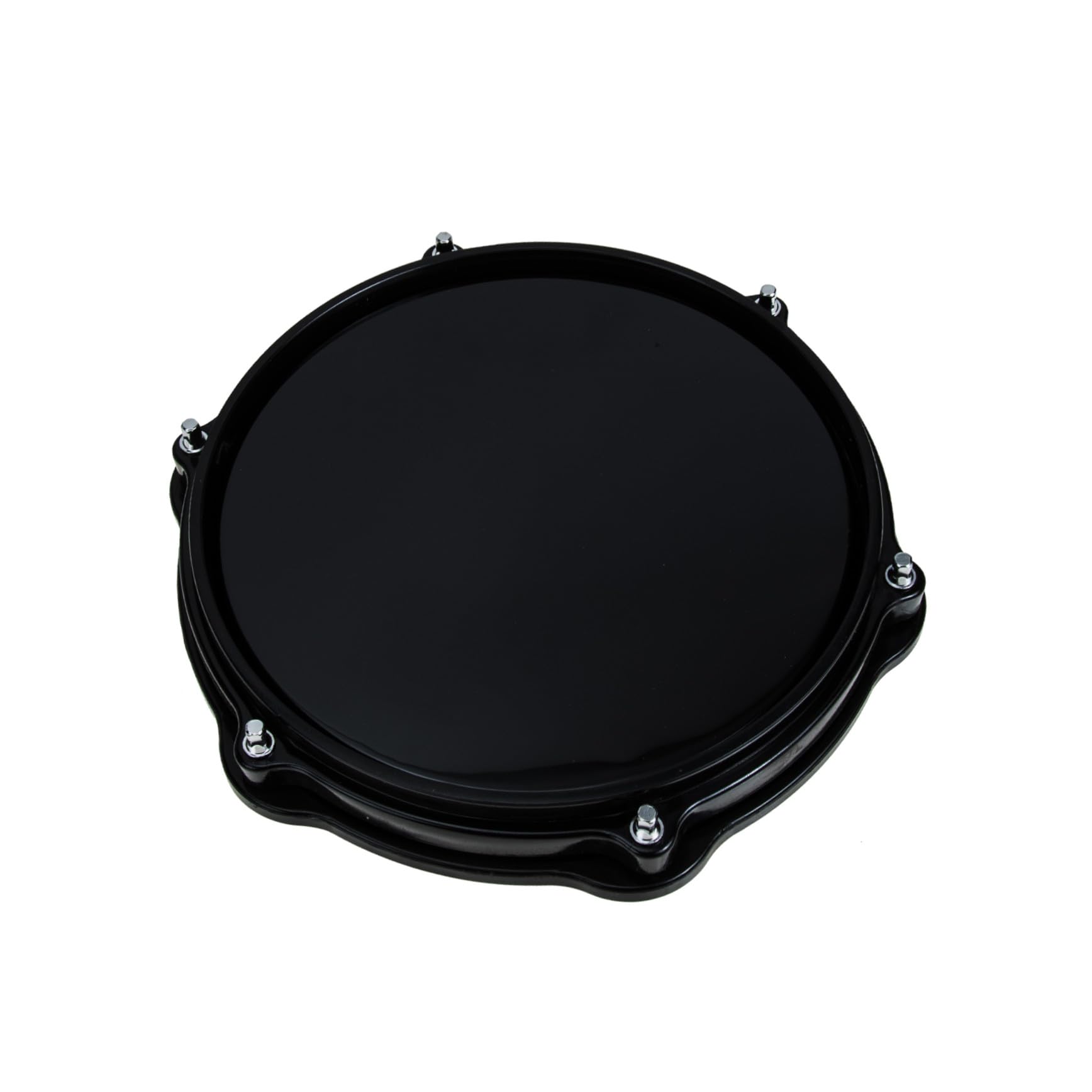 Pad de Batería 10 Pulgadas Negro para Bateristas y Práctica | Goma y Eva, para Drum Set, Reducción de Volumen, Uso en Casa, Formato Práctico