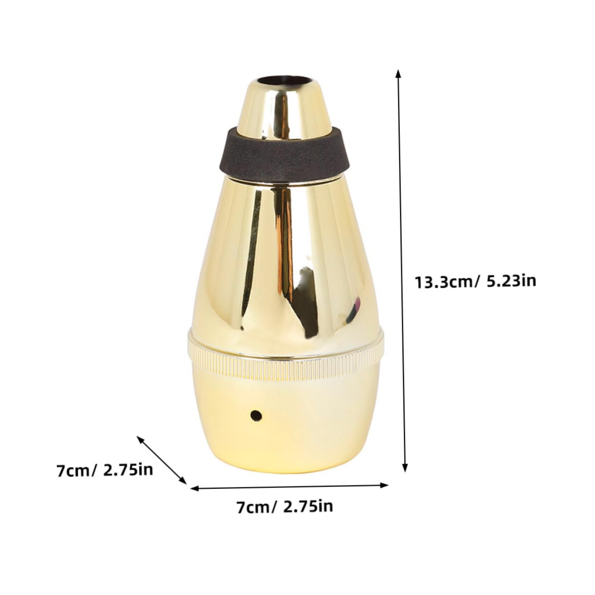 ERINGOGO Replacement Trumpet Mute Quiet Practice Tool for Trumpet Players Made of Plastic