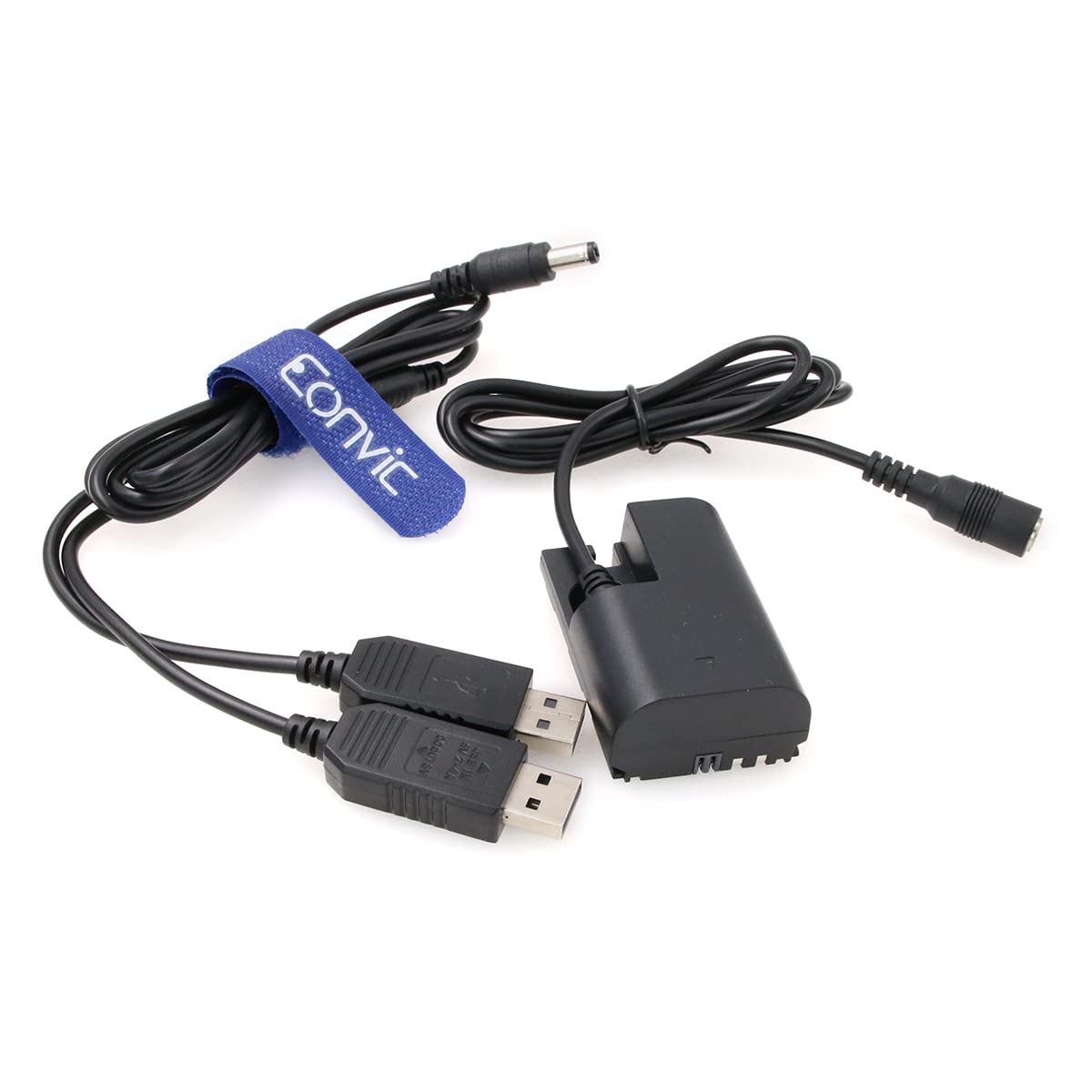 DR-E6 DC accoppiatore LP-E6 Dummy batteria doppio USB cavo adattatore di alimentazione