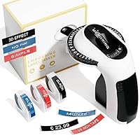 Étiqueteuse De Gaufrage Foreverup - Imprimante Étiquettes 3D, 6 Rubans Inclus, Rose