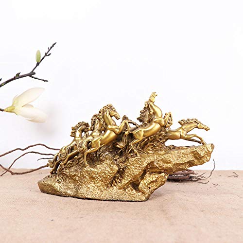 Statue Cheval Bronze pour combler un vide déco - Salon et Bureau ZXQUEGF