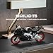 Risopen 1:12 Motorcycle Model Toy Compatible for Aprilia RSV4 RR1000 Metal Die-cast Mini Motorbike No Assembly Required Display Gift for Adult Collectors