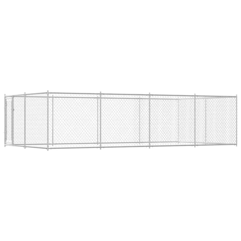 Cuccia per cani, 7,6 x 3,8 x 1,9 m, in acciaio zincato