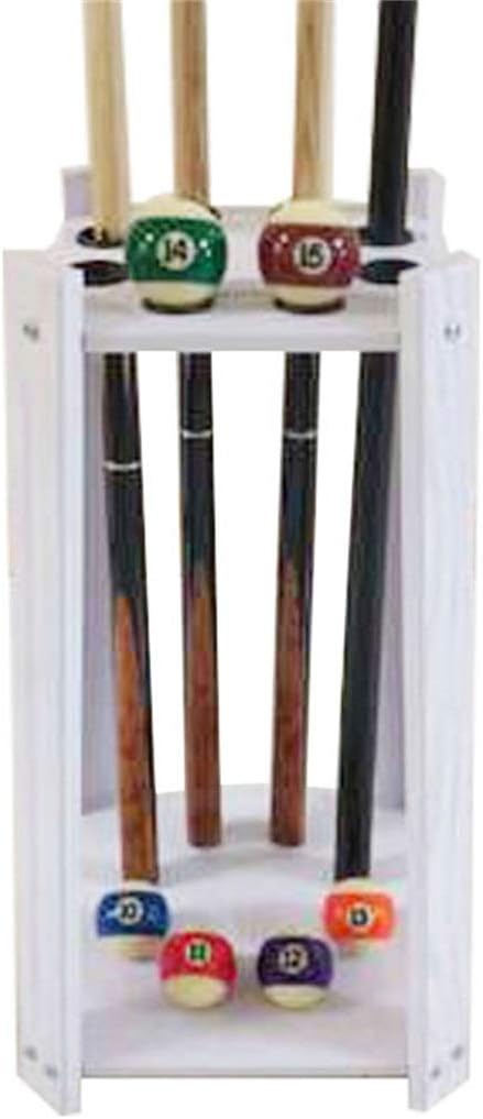 Pool Cue Rack, 8 Holes Floor Stand Display Stand Billiard Supplies for Unisex