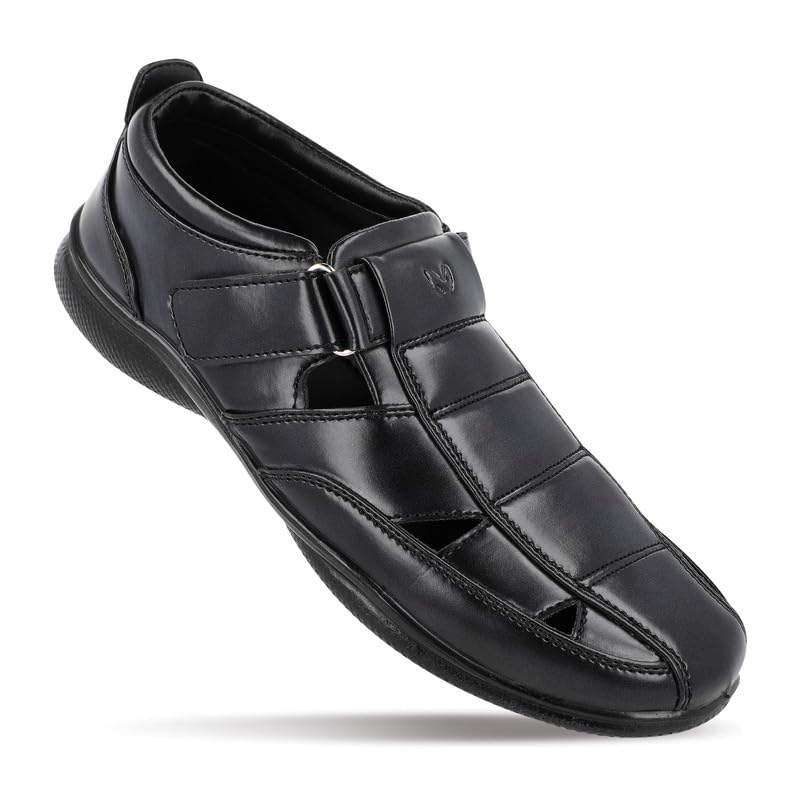 Image of WALKAROO WF6255 Mens Roman Sandals for formalwear and regular use