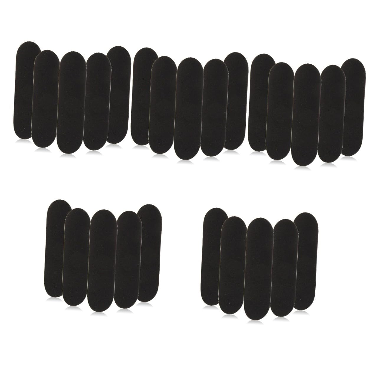 Vaguelly 25 Piezas Tapete Antideslizante Mini Patinetas Cintas De Dedo para Monopatín De Agarre De Espuma para Dedo Suministros De Monopatín Cintas para Dedos De