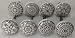 Zoya's 10 Mixed Grey Shabby Chic Ceramic Cupboard Knobs Drawer Pull Kitchen K-203A