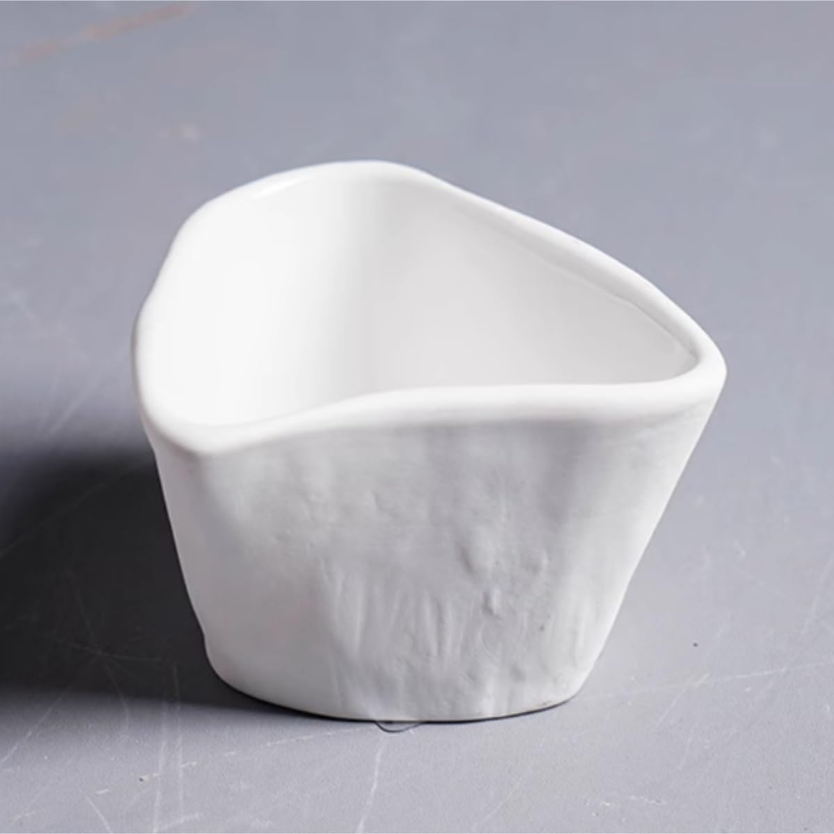 Bote para Salsas Gravy, Salsera de Porcelana for Salsas Blanca 7,3 x 4,2 cm