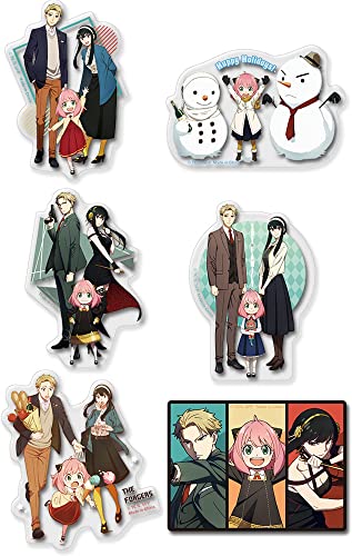 Spy X Family - Group Artwork Transparent Die-Cut Sticker Set