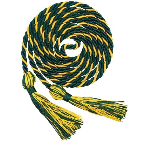Image of GraduationMall Graduation Honor Cord 68 inch ForestGold