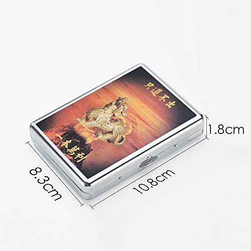 Estuche para cigarrillos con encendedor USB recargable miniatura 4