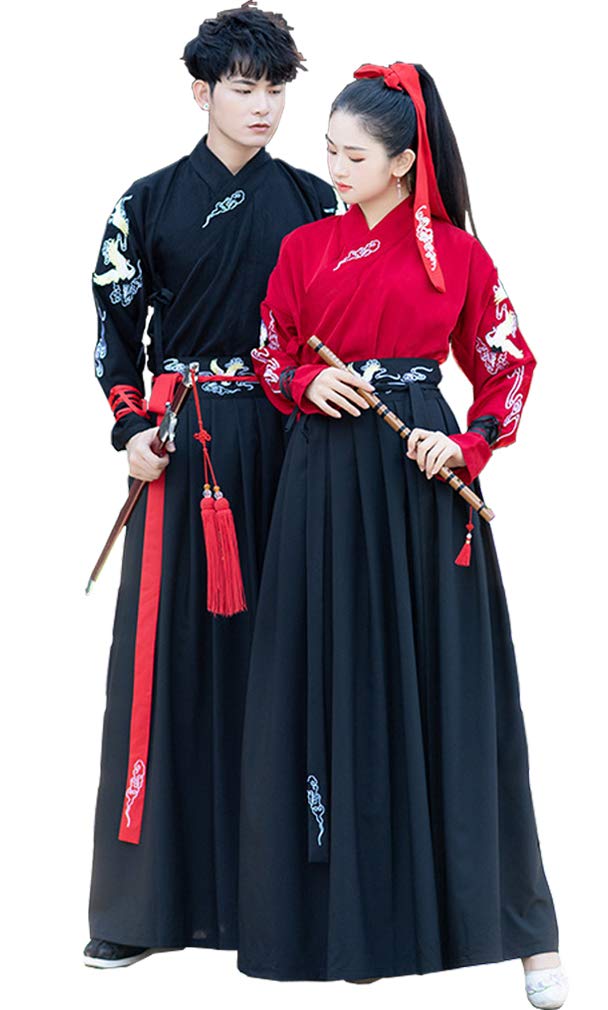 Amazon.co.jp: NOLCCTN 中国コスプレ 男女兼用 侠客 コスプレ仮装  