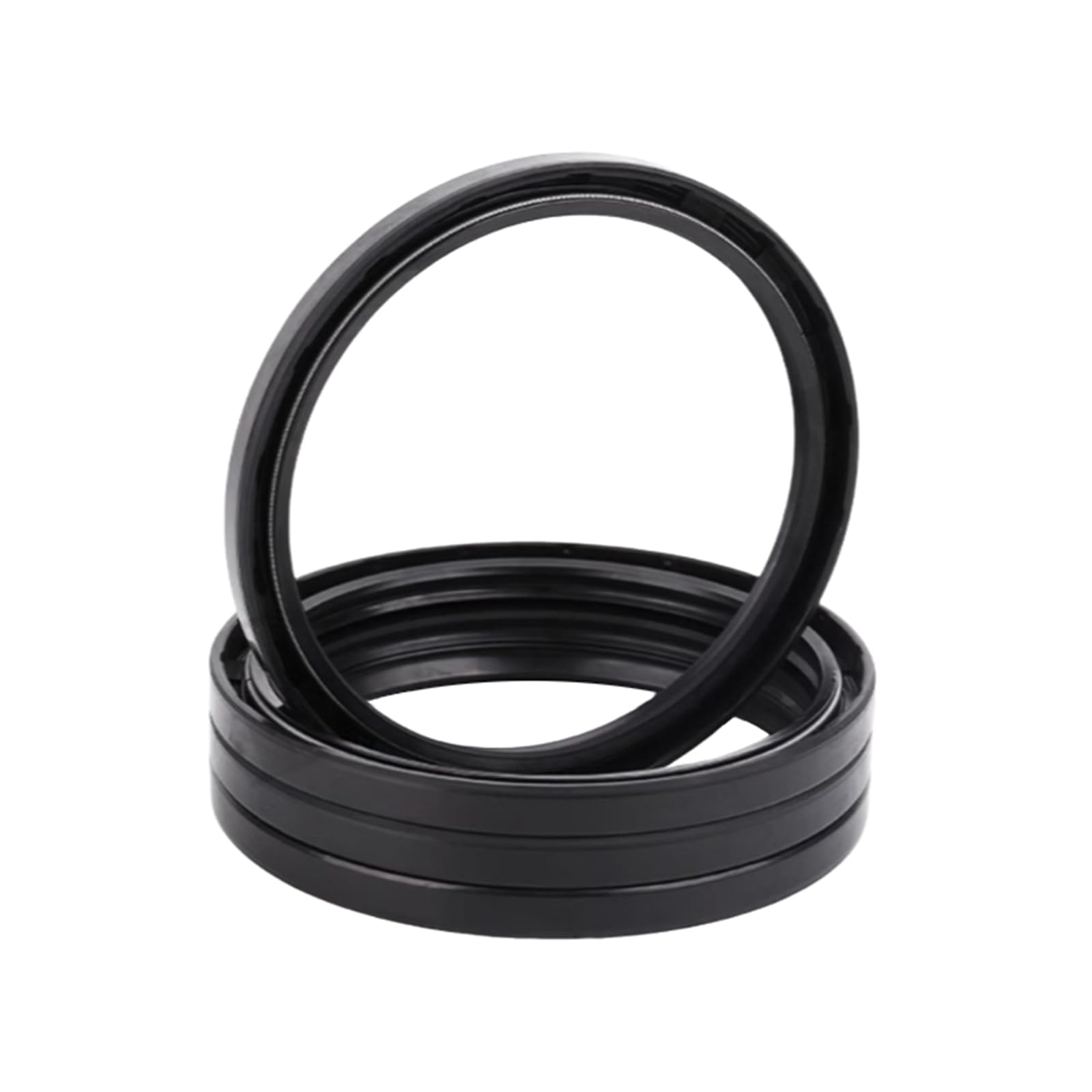 Pack of 2 NBR TC Skeleton Lip Seal, ID 32mm, OD 66mm, Height 8mm for Rotating Shafts, 32x66x8mm