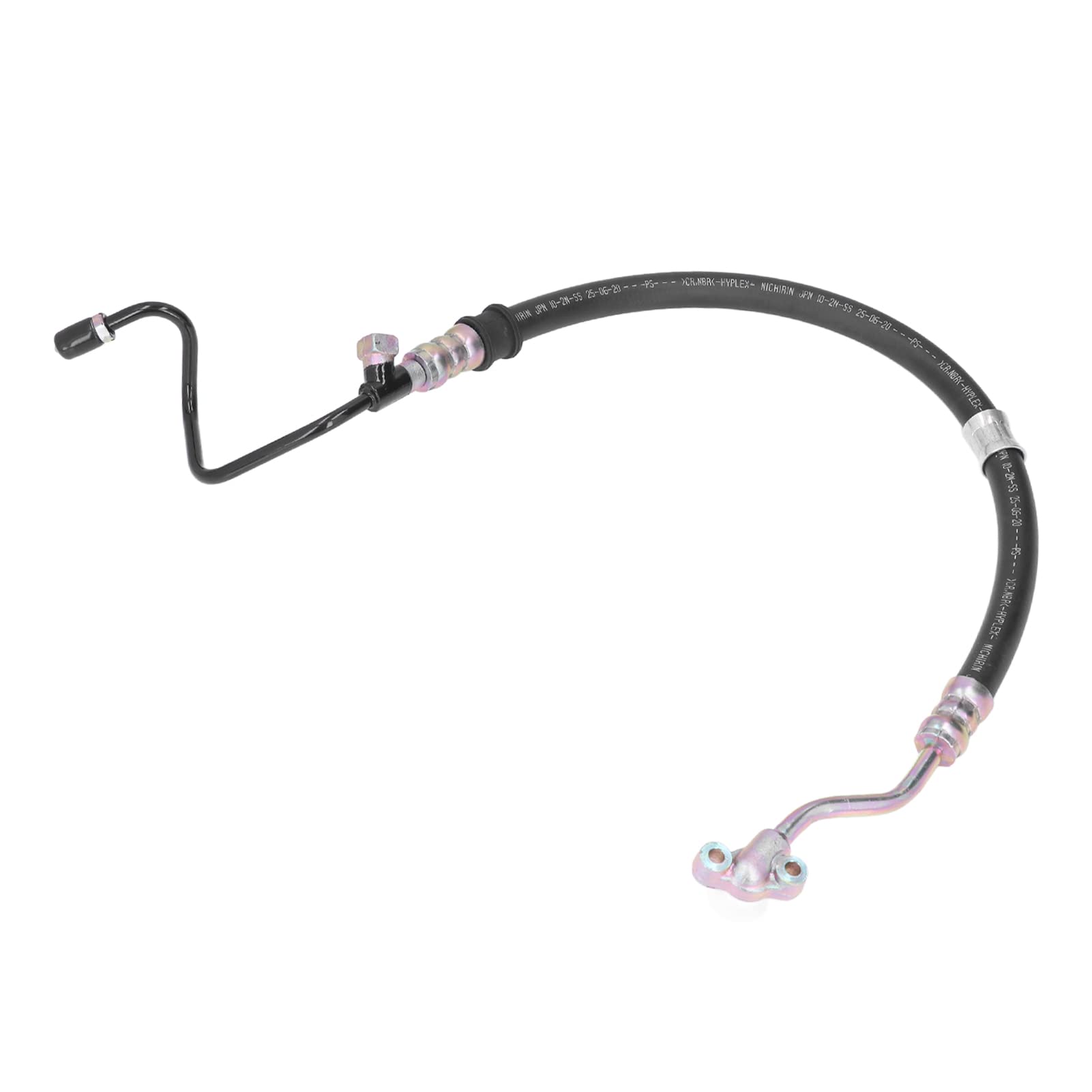 Cryfokt Power Steering Pressure Hose Black Flexible Replacement for EX HX