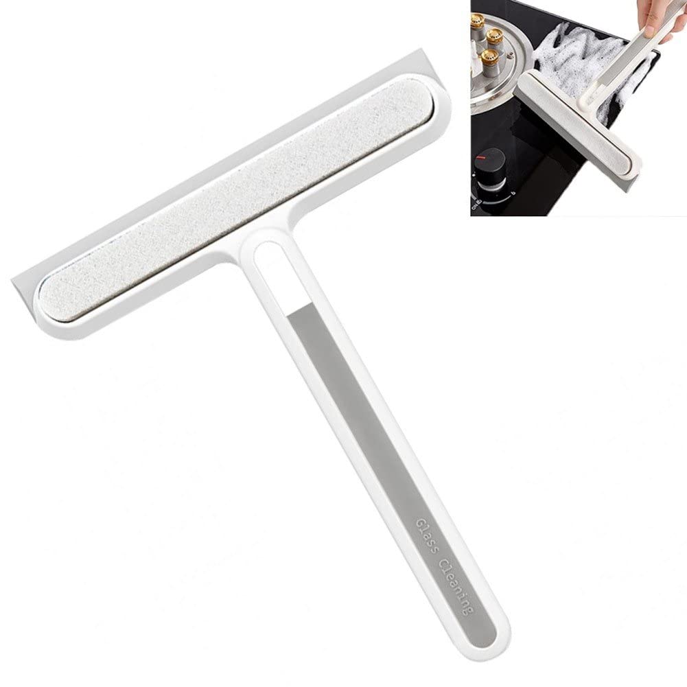 Stakee Window Glass Wiper Window Cleaning Tool Mirror Silicone Spatula Bathroom Mirror Scraper Household Cleaning Tool